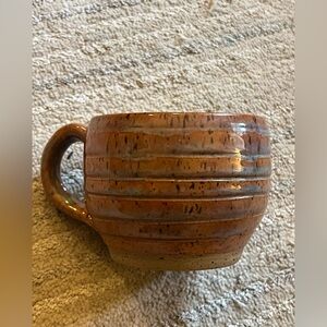 Handmade Glazed Pottery Mug – Signed “Hilda” – Rustic Speckled Stoneware